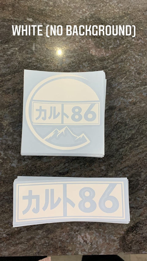 Cult86 Box Sticker